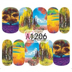 Stickere cu Apa pentru unghii cod A1206